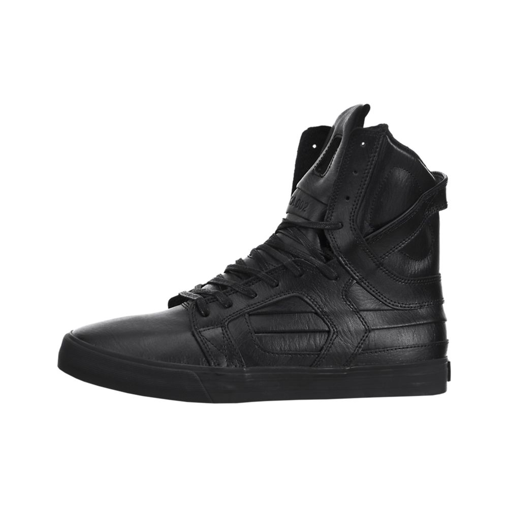 Baskets Montantes Supra SkyTop II Noir Black/Black-Red Homme | PNL-95614969